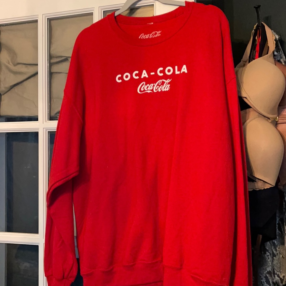 Coca Cola red sweatshirt